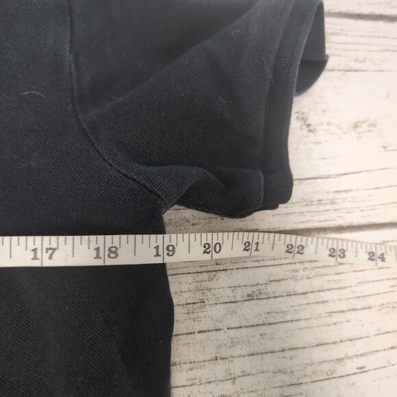 Polo Ralph Lauren Black Polo Shirt Big Pony Boys Size Medium - Picture 4 of 6